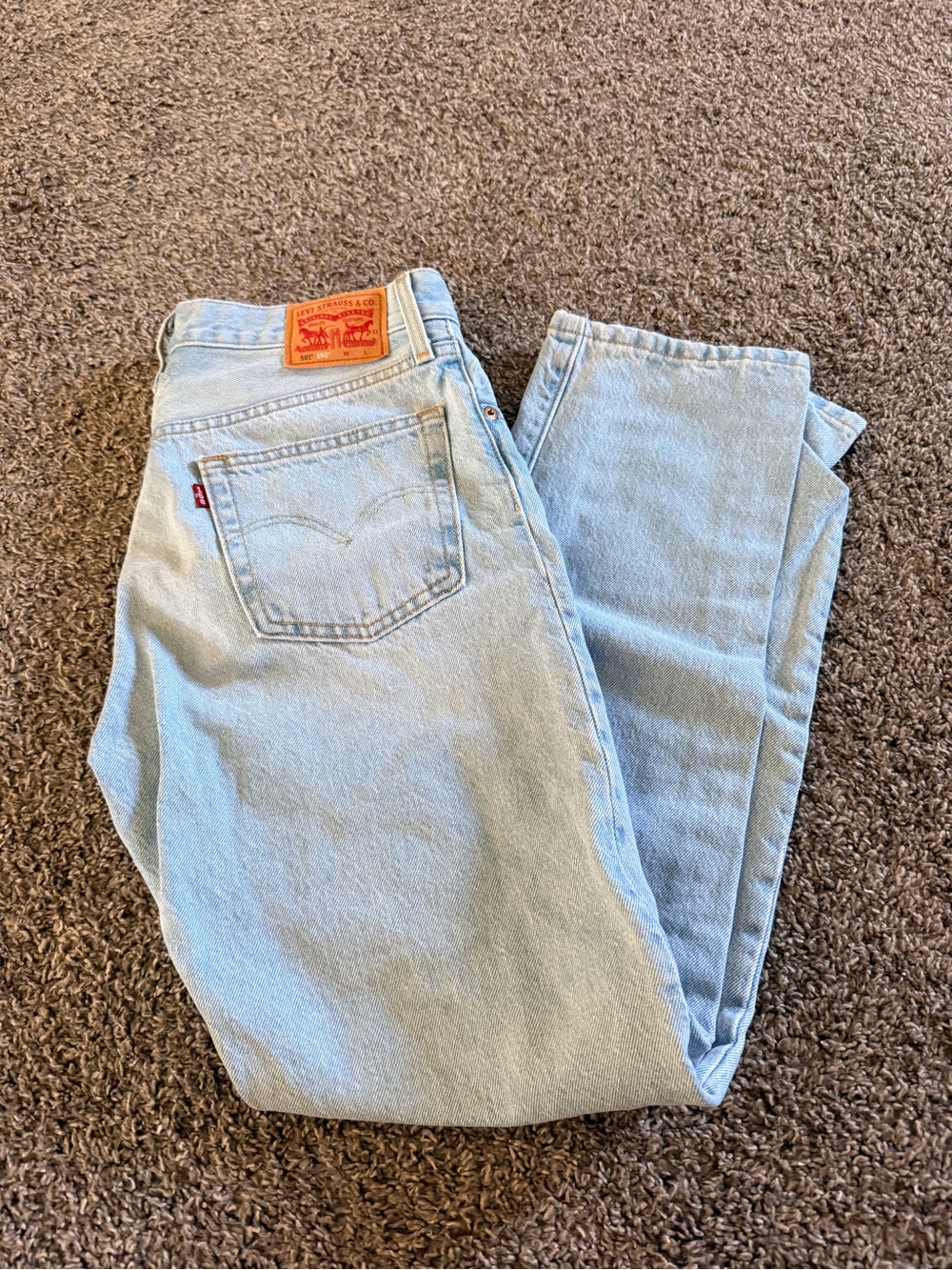 Levi's Light Blue Vintage-Inspired Straight Jeans